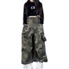 2024 New Girls' Loose Camouflage Pants – Korean Style All-Match Overalls for Spring & Autumn, Perfect for Older Kids