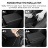 PU Leather Car Armrest Mat Center Console Arm Rest Protection Cushion With Storage Pockets Armrests Car Interior Accessories