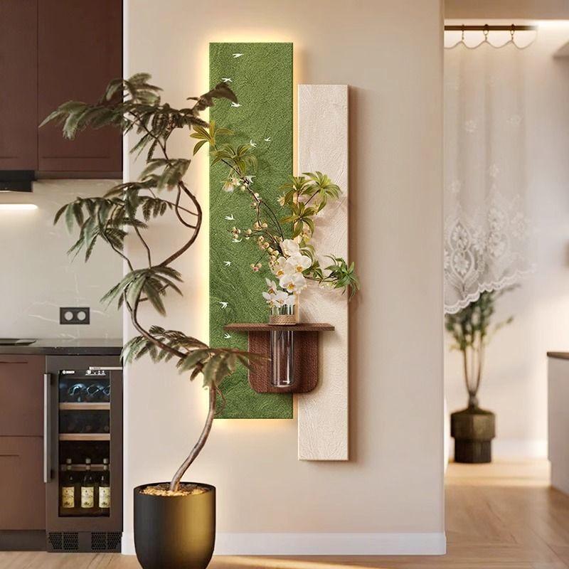 Handun Vintage Style Entryway Decorative Painting