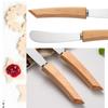 Botermesjes Roestvrij Staal Sandwich Smeerlepels Met Houten Handvat, Boter Roomkaas Jam Schrapers