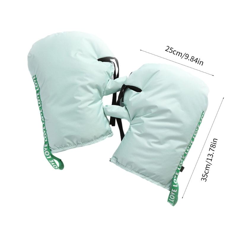 Motorcycle Handlebar Gloves Windproof Mittens Hand Warmer Thick Hand Warm Gloves