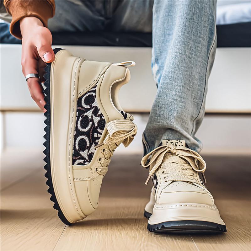 Нишевая личность новый тренд модная универсальная низкая повседневная спортивная высококачественная обувь для сноуборда мужская обувь 39 бежевый 2775₽
