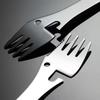 5 In 1 Multitool Stainless Steel Fork Spork Spoon Cutlery Flatware Utensil Portable Camp Multi Tool Bottle Opener Can Opener