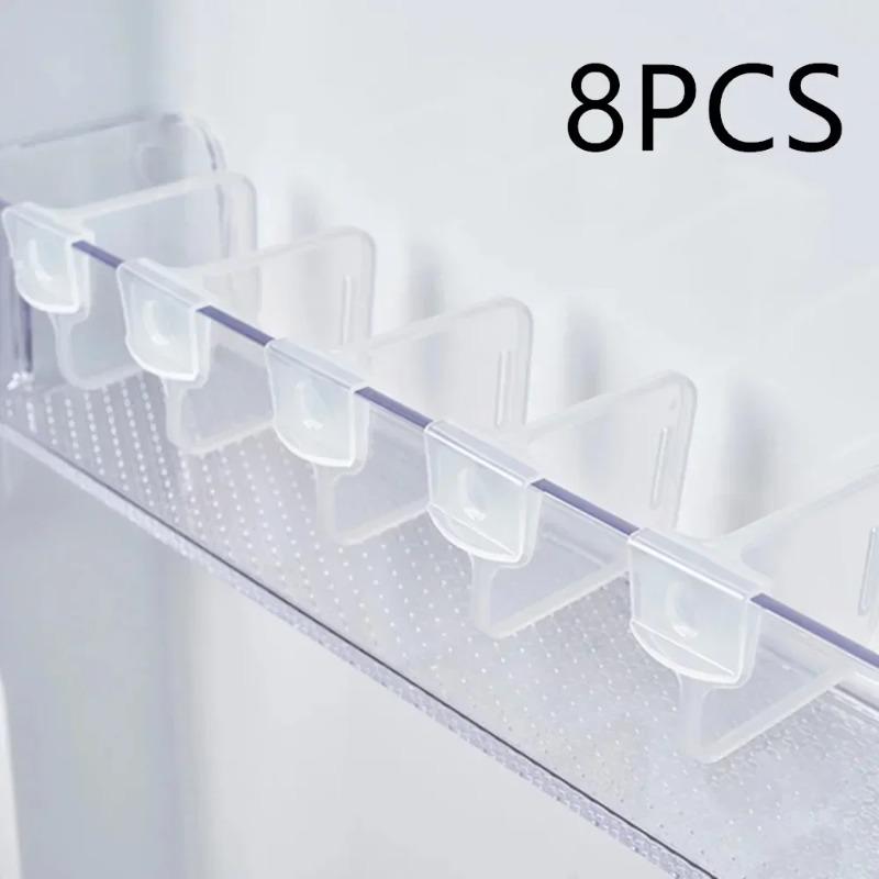 Refrigerator Storage Partition Board Fridge Kitchen Organization Home Divider Storage Splint Kitchen Bottle Can Shelf Organizer