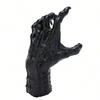 1pc, Black Resin Demon Claw Wall Hanger Halloween Party Decor Spooky 3D Hand Sculpture, Wall Mounted Jewelry Holder, Home Deco