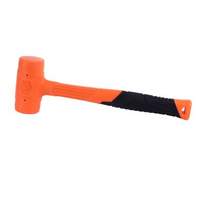 Rubber Mallet Hammer Non Rebounding Hard Skin Portable Hammer Tool for Installation Knocking 2lb