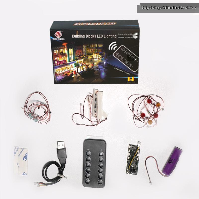 LED Remote Lighting Kit Compatible with LEGO 42111 Dodge Charger from Fast & Furious