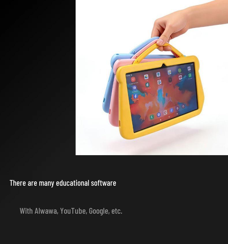 Tablet da 10" per Bambini con Borsa a Tracolla Antiurto, Computer di Apprendimento, Chiamate SIM e WiFi.