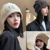 Autumn and Winter Versatile Face Small Plush Hat Warm Confinement Hat Stack Hat Men's and Women's Hats Fashion Cutting-edge Cold Hat