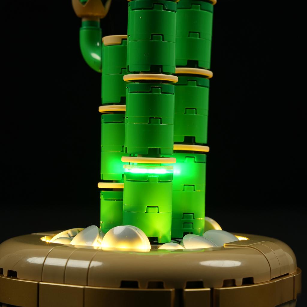 DIY LED Lighting Kit For LEGO The Botanical Collection 10344 Lucky Bamboo Building Block Toy Decoration Adjustable Lighting Accessories