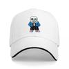 Undertale Sans Character Baseball Cap Black Adjustable Hat with Pixel Art Design for Fans of the Game and Anime Style Fashion