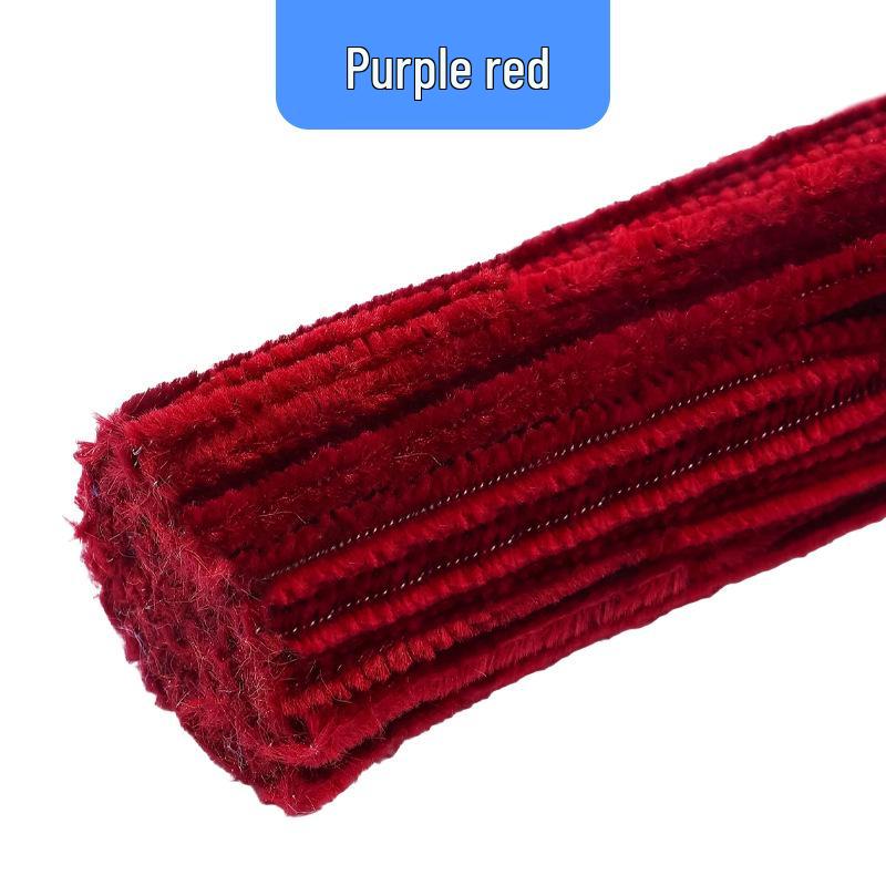 Handmade DIY Chenille Stem Fluff Flower Headband Ornament Material