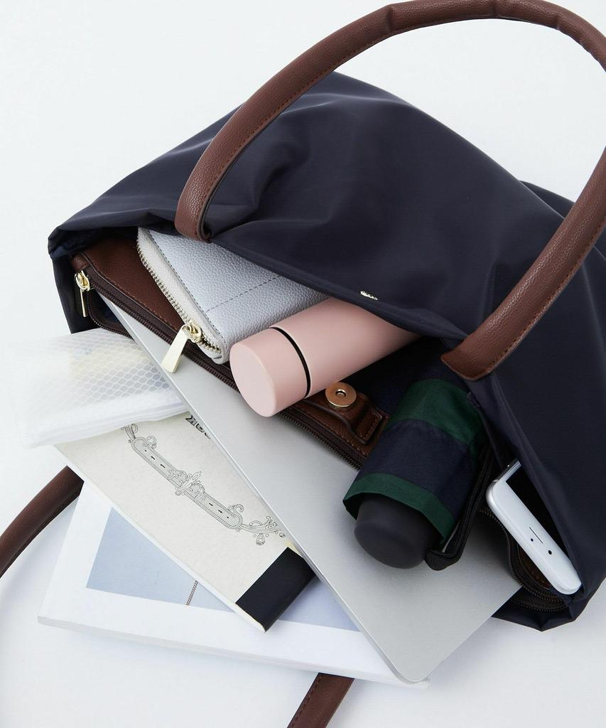 Legato Largo Tote A4 Freie Größe Tasche, Größe, Wasserabweisend, Bequem, Mehrere Fächer, Lavendel, (LH-L0001Z), Damen