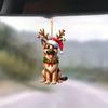 Hanging Playful Acrylic Pendant For Car Decoration And Seasonal Christmas Accents Tree