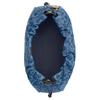 Coach Faye 11 Jacquard Design Metal Accents Iconic Denim And Vachetta Leather Shoulder Bag Large Women Shoulder Bag Light-Blue CDB97-IMTY