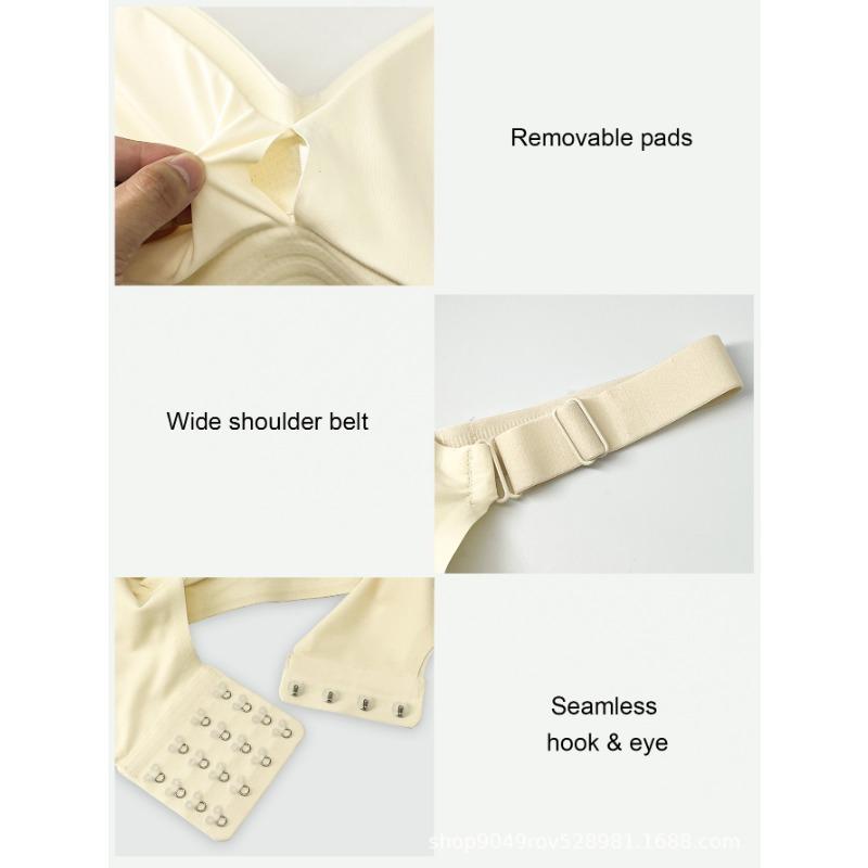 Women Wireless Comfortable Push Up Seamless Breathable Back Beauty Sports Bra