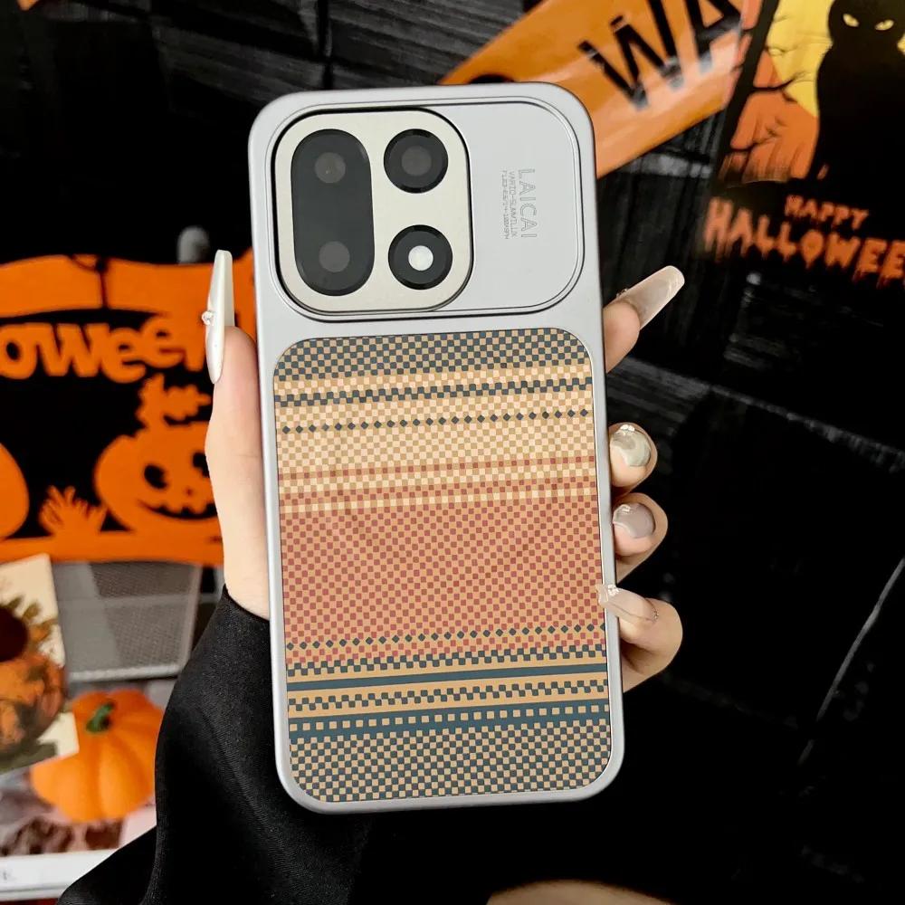 

Business Retro Kevlar Carbon Fiber for Magsafe Case for Oneplus 15 Magnetic Wireless Charging Protect Shockproof Cover Funda OnePlus 15