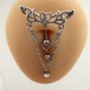Love Wings Chain Pendant Belly Ring Trendy Metal Navel Piercing Jewelry