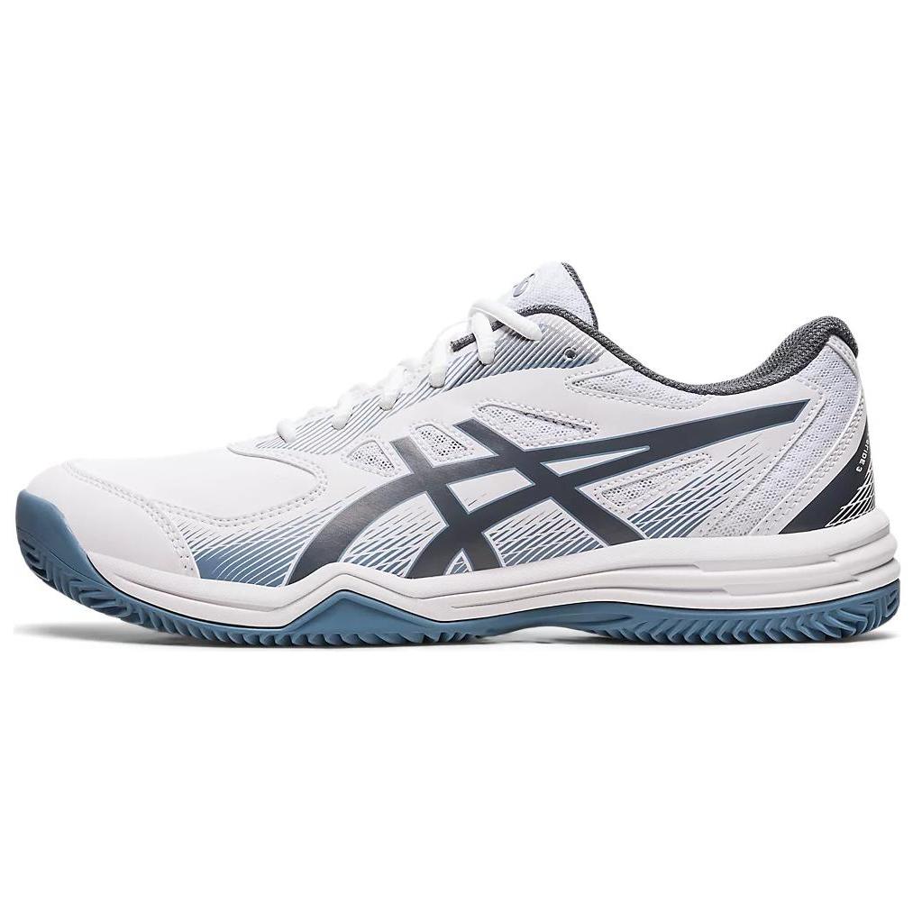 ASICS Court Slide 3 Clay White Steel Blue 1041A389-100 38