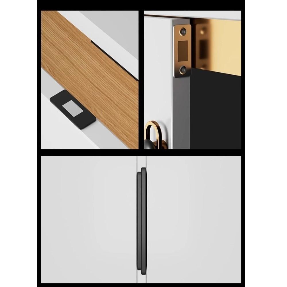 5Set Ultra-Thin Cabinet Catches Strong Magnetic Drawer Magnet Catch Hidden Door Closer Kitchen