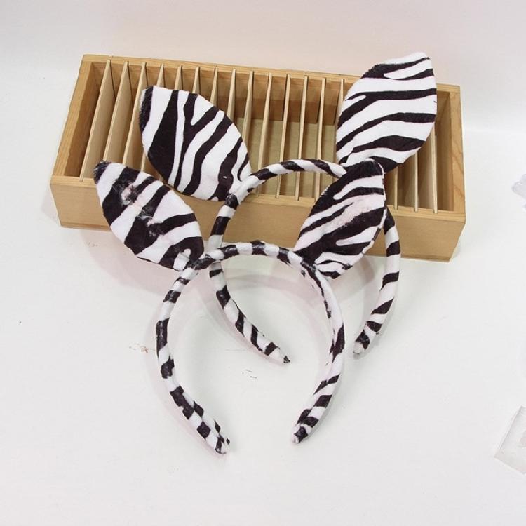 Women Hairbands Festive Zebras Ear Birthday Party Photo Props for Washing Face