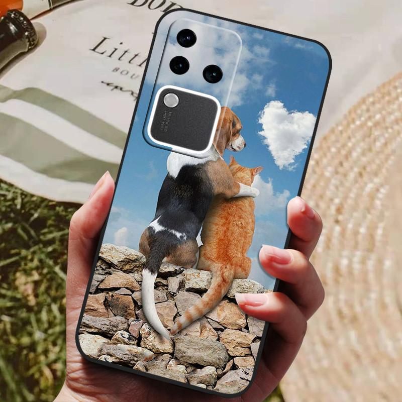 For Vivo V30 Pro V2319 Case Luxury Phone Silicon Back Cover For Vivo V30 V2318 V 30 VivoV30 V30Pro Cases Protective Shell Capas