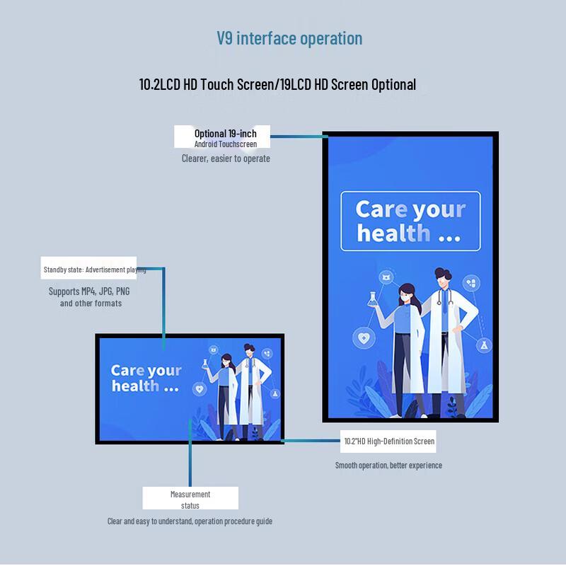 Lelialikang HW-V9G Smart Health Checkup Kiosk