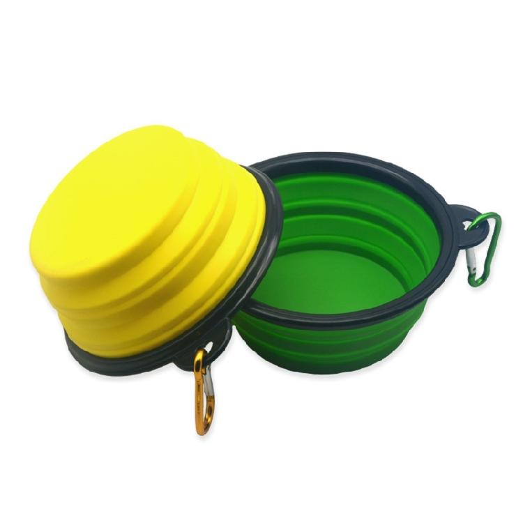 Travel Friendly Dog Bowl Space Saving Folded Pet Bowl Outdoor Pet Feed Bowl for Outdoor Excursions