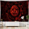 Ästhetische Kunstdekorations-Wandteppich, mystische Symbole, Zaubersprüche, psychedelisch, Wanddekorations-Hintergrund, Wohnzimmer, Schlafzimmer