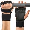 1 Pair Weight Lifting Gloves,Built-In Wrist Wraps Full Palm Protection,Grip Great For Pull Ups Cross Training Fitness Men&Women