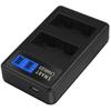 Quality Double Slot Charger with LCD Display Fast and Convenient Charging Solution for DMC GF6 GX7 GF3 GF5 GX80 BLG10