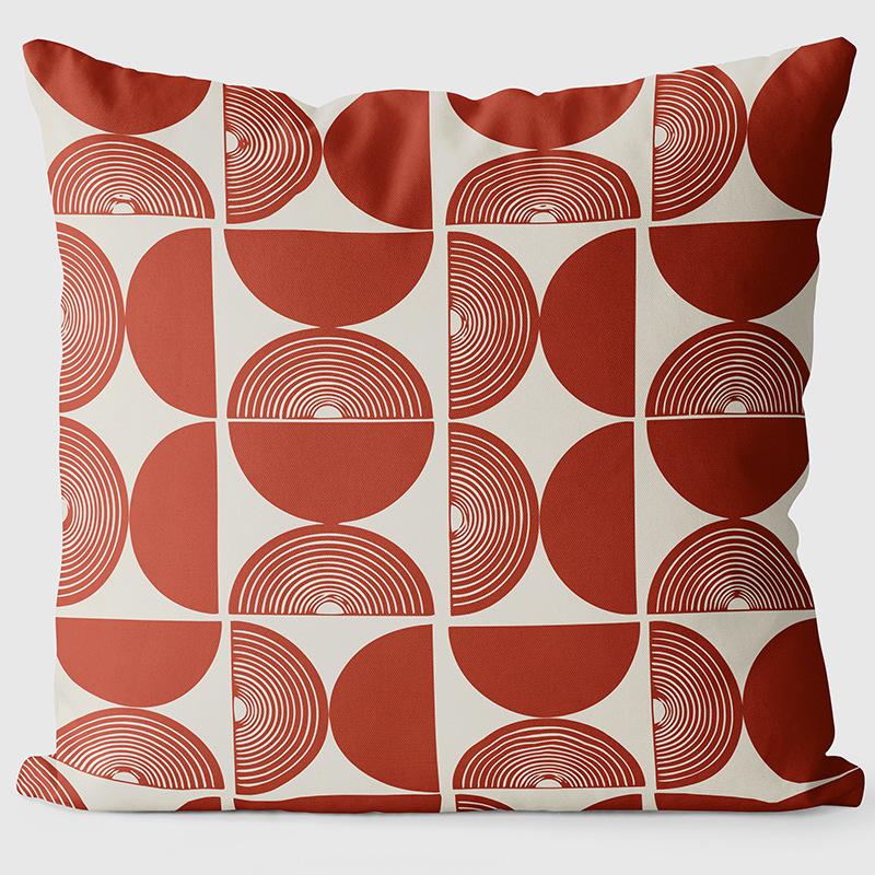 

Скандинавский цвет наволочка в стиле инс гостиная B&B диванная подушка художественная подушка простая модная подушка flannel 45x45cm double-sided [without pillow core]