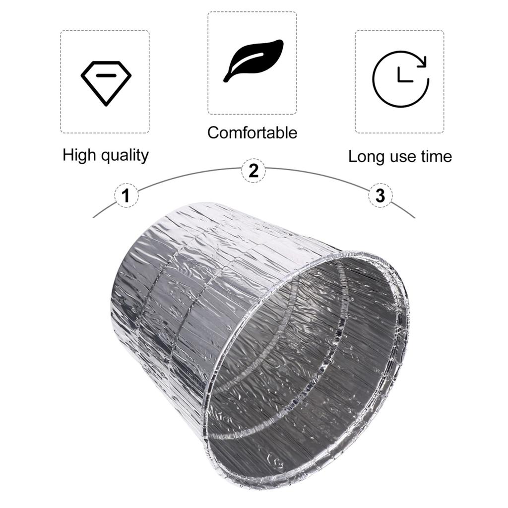 Grill Accessories Set 8pcs Aluminum Grease Bucket Liners For Pellet Smoker BBQ Grill