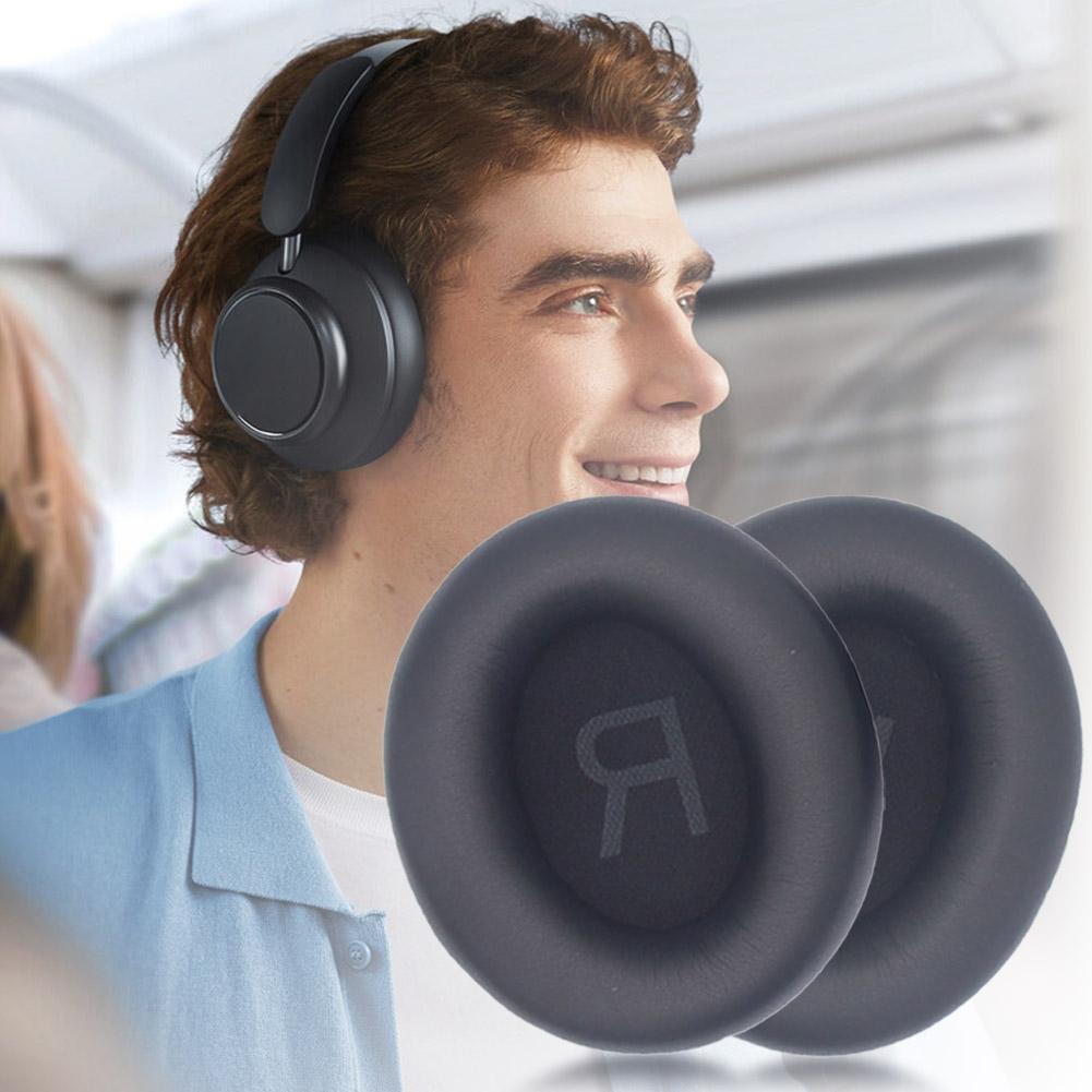 1-5PCS Headset Protective Cover Protein Leather Headphone Pads Headphone Ear Cushion For Anker Q45 Soundcore Life Headphone