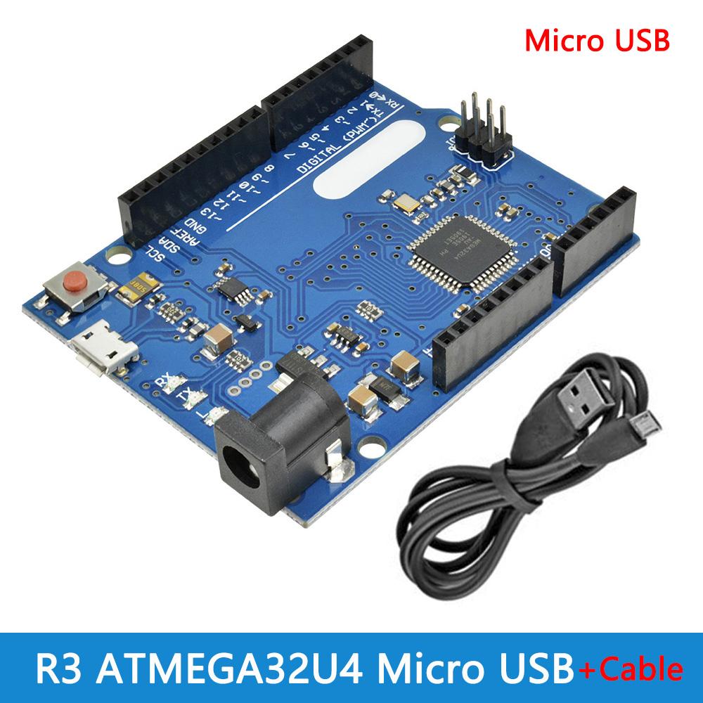 Per Arduino Leonardo R3 ATMEGA16U2 / ATMEGA328P Chip CH340G Scheda di Sviluppo WeMos ESP8266 CH340C DM Strong Micro USB