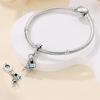 9 Sterling Silver Charms Accessories Travel Wind Tower Camera Beads Diy Bracelet Necklace