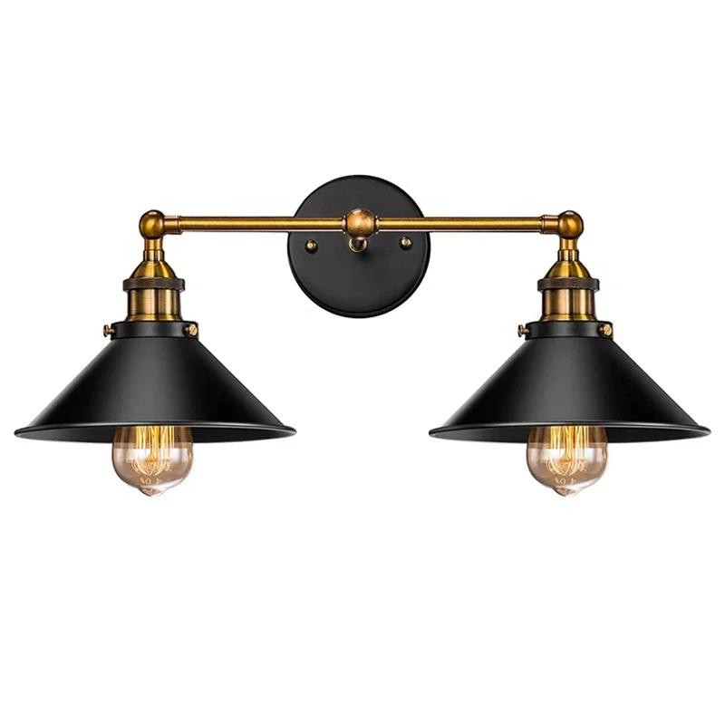 Vintage Iron Black Pendant Lights Nordic Industrial Wind Loft Hanging Lamp for Restaurant Kitchen Bar Living Room Home Decor