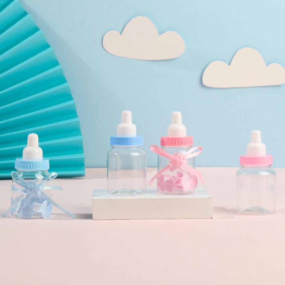 Style Christening Baby Shower Party Favour Decoration Favour Bottle Candy Box Fillable Bottles
