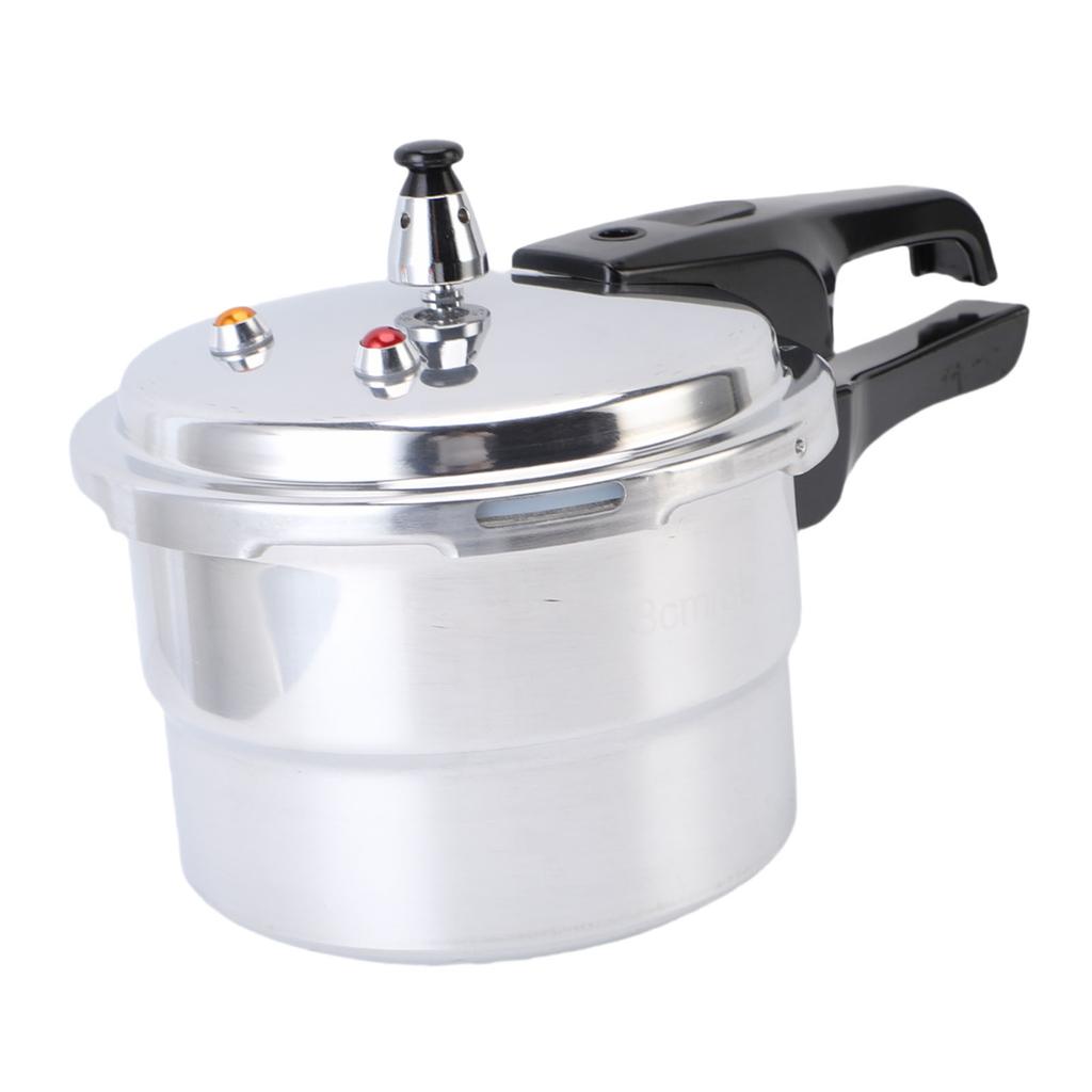 Pressure Cooker 3L Explosion Proof Aluminum Stovetop Fast Cooking Canning Cooker Pot with Steam Rack for Kitchen