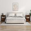 Nightstand Set (2 Pcs) Smoked Oak 40 X 31 X 60 Cm