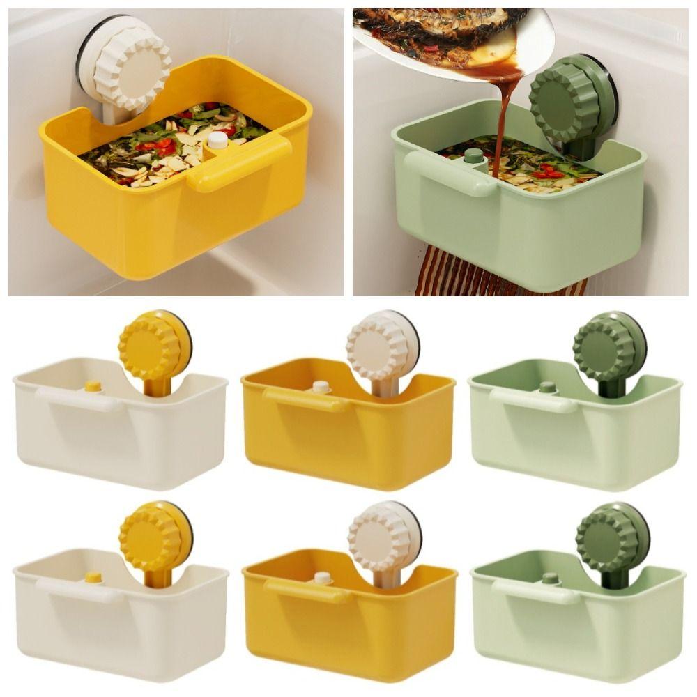 2Pcs Suction Cup Sink Strainer Basket Creative Food Residue Separator  Vegetable Washing