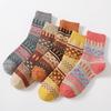 Womens Mid-Calf Ski Socks Warm Thick Knit Wool Winter Outdoor Sports