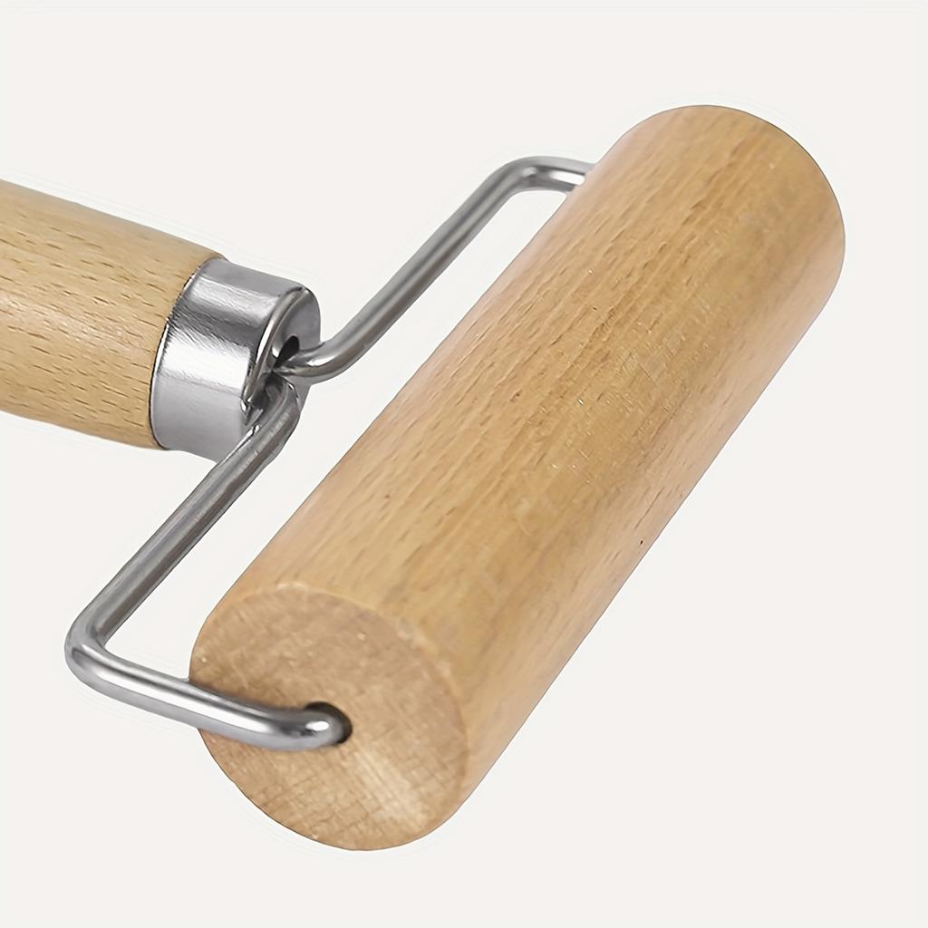 1PC Roller Stainless Steel Rolling Pin Rolling Dough Labor-saving Roller Rolling Pin Bun Skin Dumpling Skin