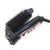 Foldable Hair Curler Straightening Brush Adjustable Temperature Anti Scald Ceramic Ionic Hair Curling Brush 100‑240V EU Plug