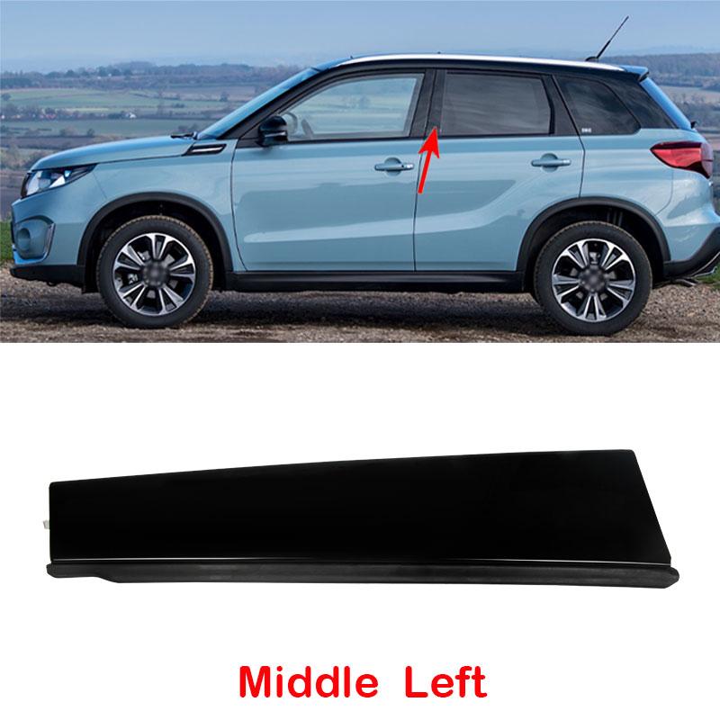 For Suzuki Vitara Accessories 2016 2017 2018 2019 2020 Car Parts Front Door Rear Door Pillar Trim Decoration Outer Garnish Cover