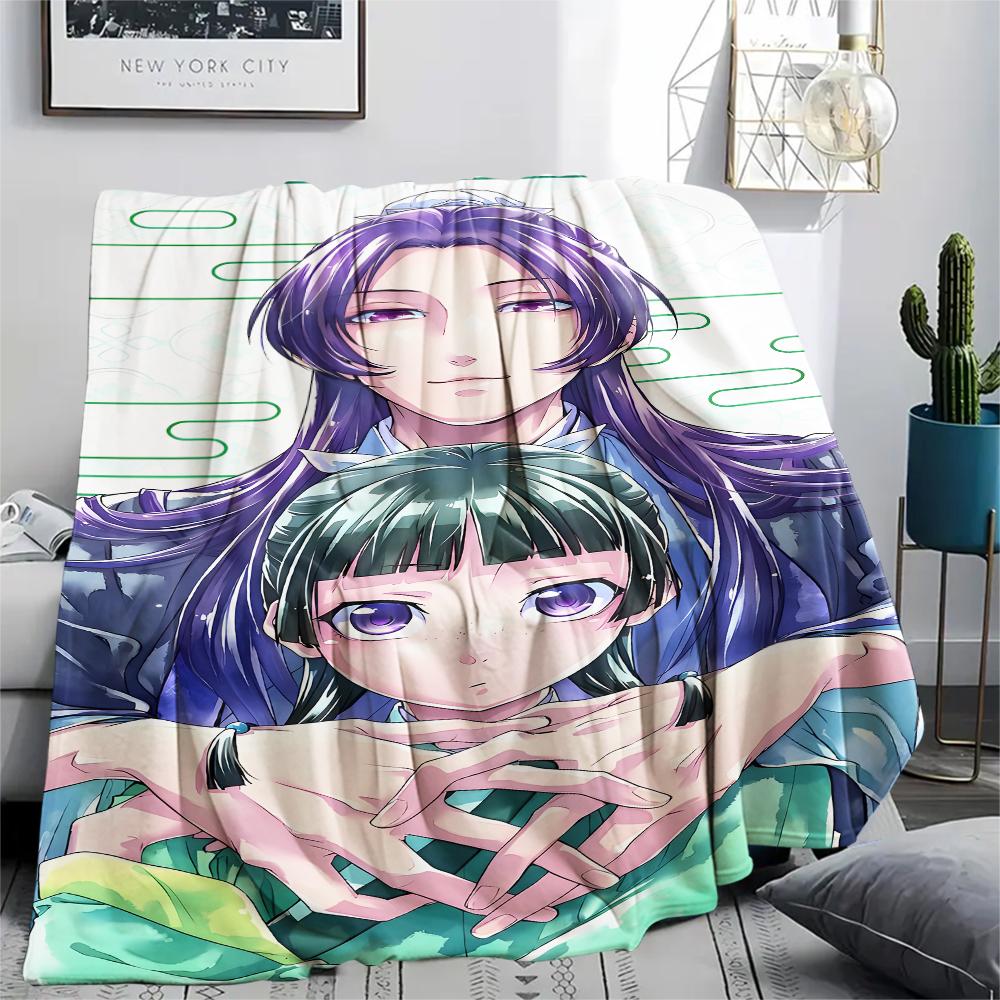 Jinshi and Maomao Print Flannel Blanket,High quality Comfortable for All Seasons,Home Decor,Warmth and Comfort,Perfect for Christmas Gifts