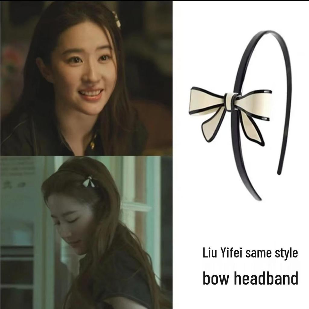 Women's Luxury Bow Hair Clip for Fashionable Bangs