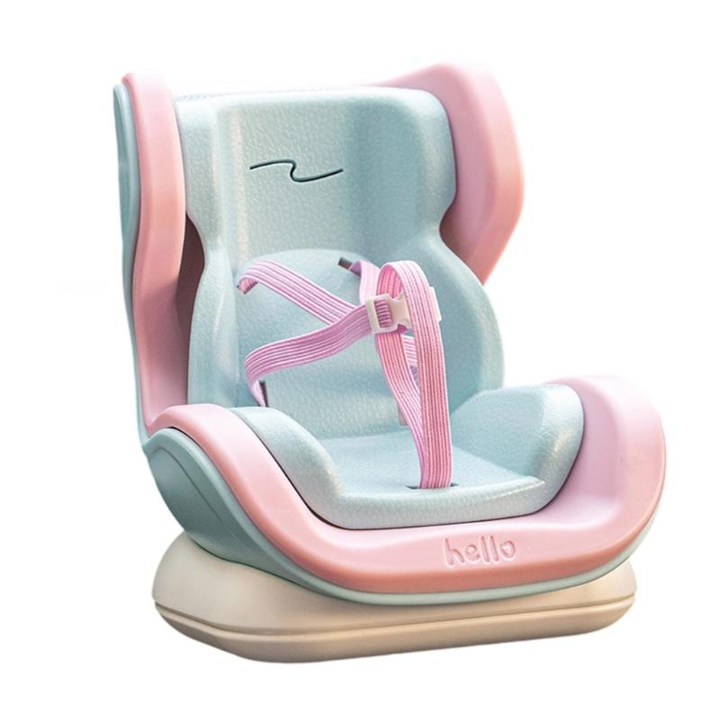 Auto Interior Decorations Ornament Vehicle Air Vent Dashboard Mounted Display Seat Plush Doll Car Safety Seat