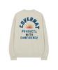 COVERNAT Sunset Graphic Sweatshirt Oatmeal