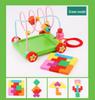 Montessori Wooden Animal Stringing Beads: Early Education & Hand-Eye Coordination Toy for Children Ages 3-6